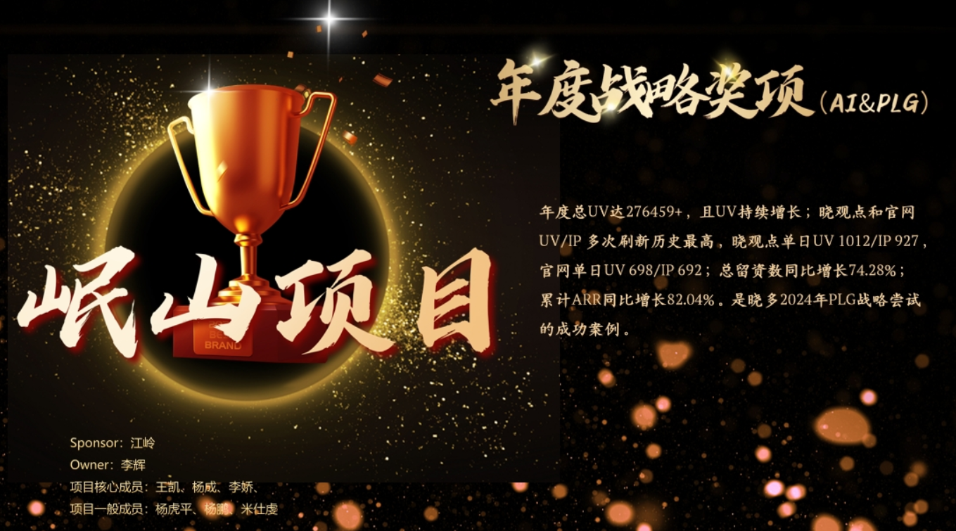 SEO项目获奖表彰
